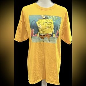 Nickelodeon SpongeBob meme t-shirt yellow size large